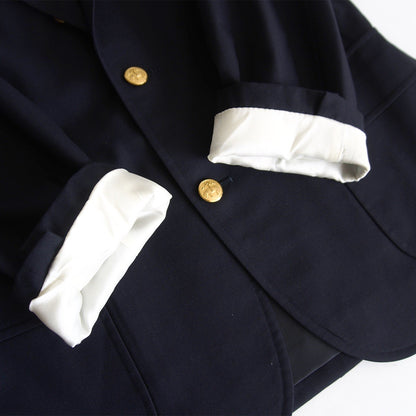 Brooks Brothers Navy Blazer Tailored Jacket Size 90A4