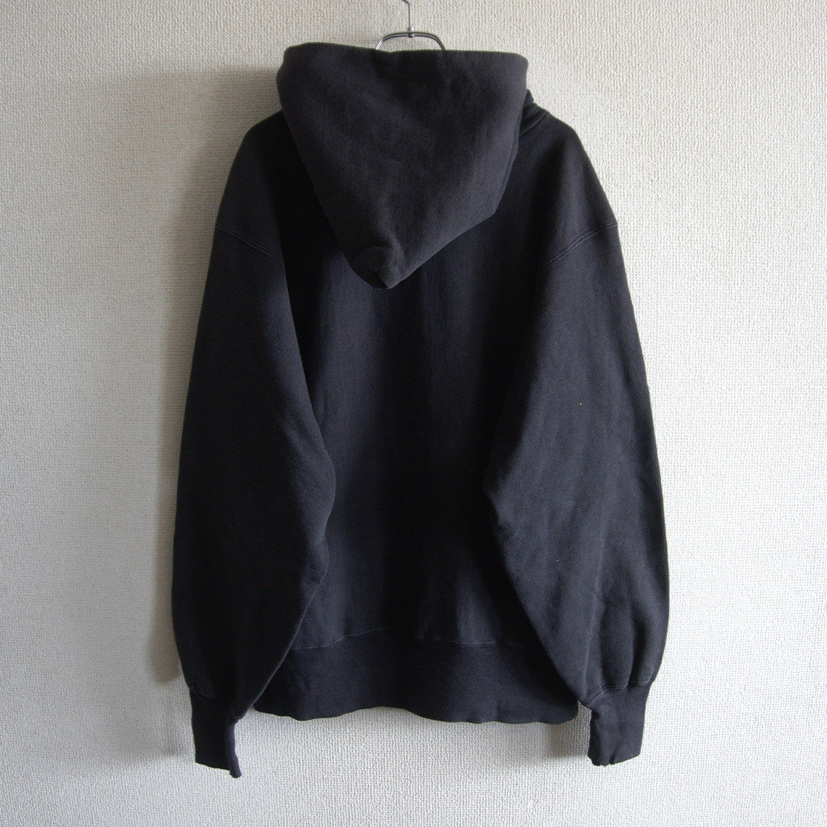 Champion 90S Reverse Weave Hoodie Black Size L