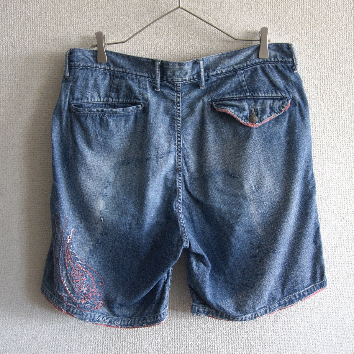 Kapital Kountry Repaired Denim Shorts finish Size 40