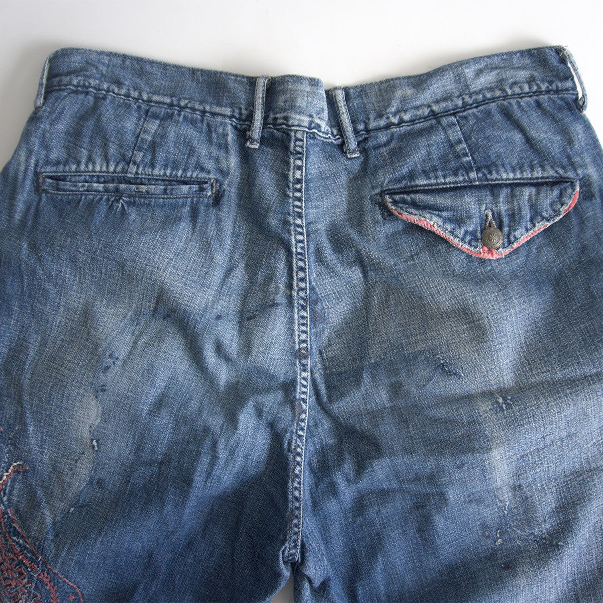 Kapital Kountry Repaired Denim Shorts finish Size 40