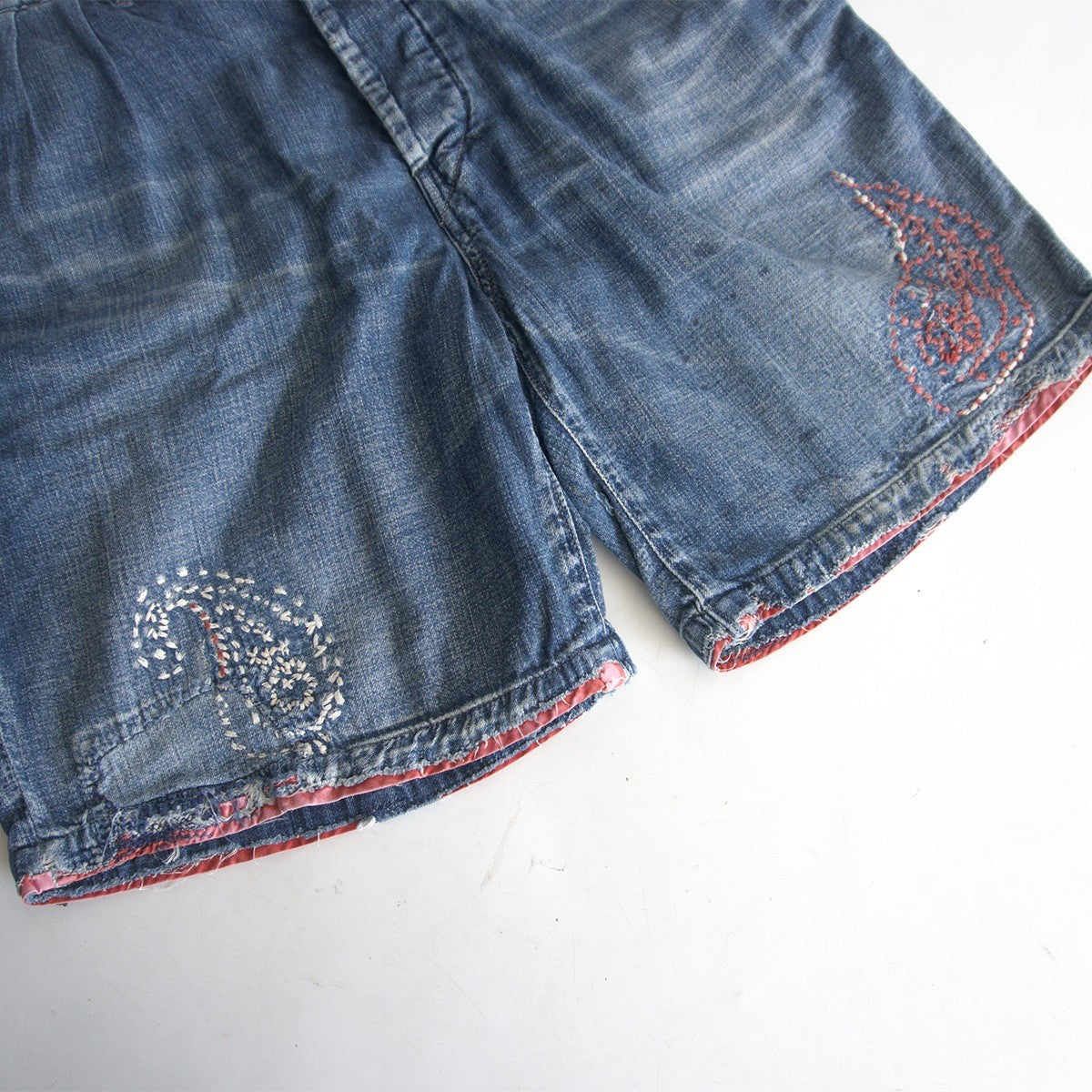 Kapital Kountry Repaired Denim Shorts finish Size 40