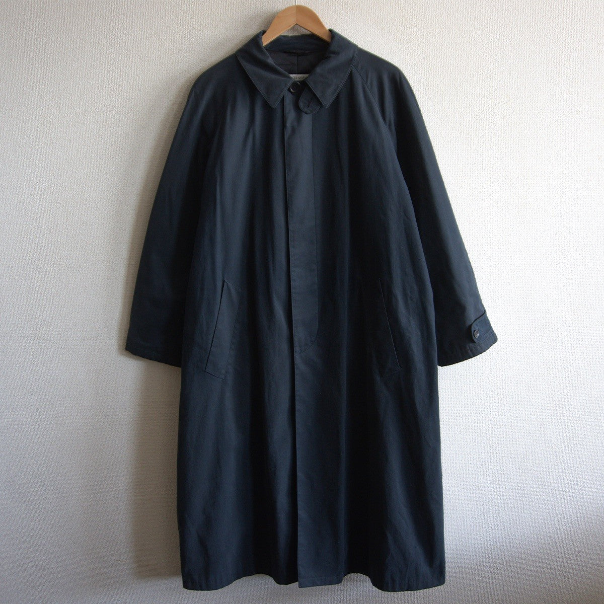 Giorgio Armani 90S Mac coat Blue Size 46