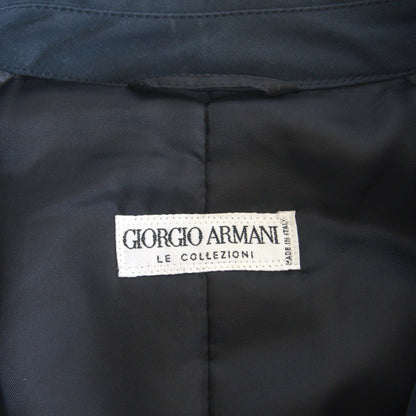 Giorgio Armani 90S Mac coat Blue Size 46