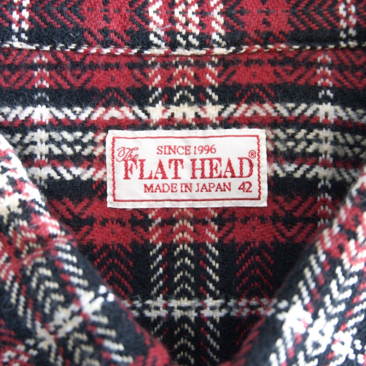 The Flat Head Flannel Plaid Shirt Size 42