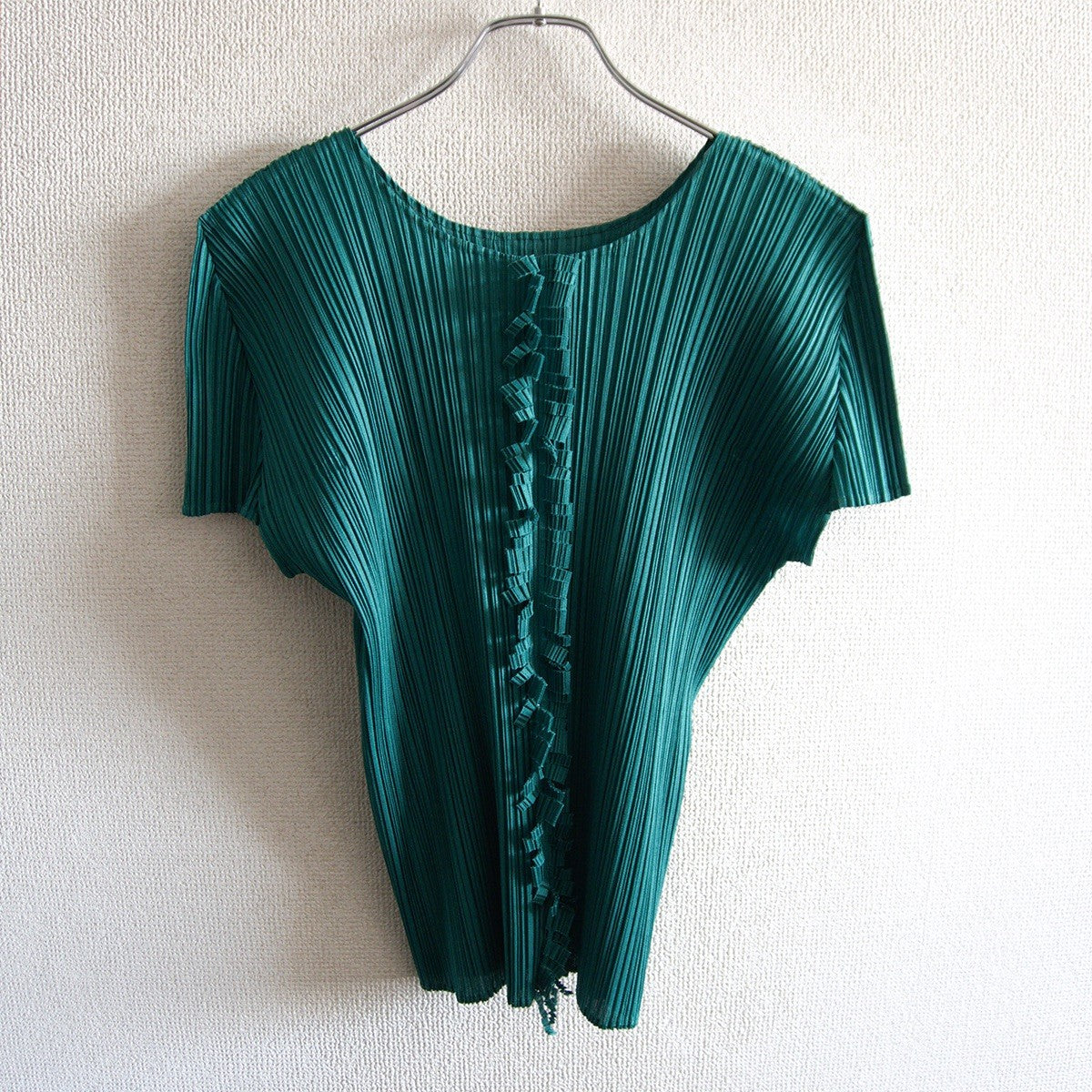 PLEATS PLEASE Pleated knit top T-Shirt Size 4