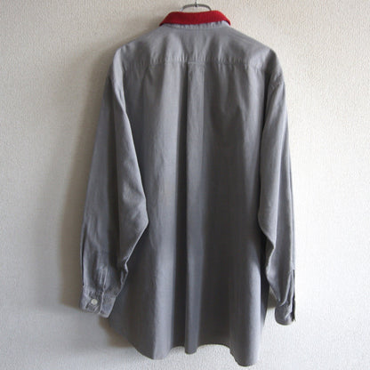Comme des Garcons 00 Contrast Collar Corduroy Shirt Size XL