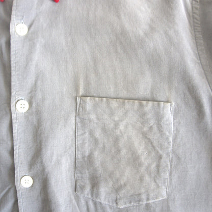 Comme des Garcons 00 Contrast Collar Corduroy Shirt Size XL