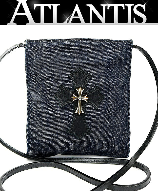 CHROME HEARTS Square Pocket CH Cross Denim SV925 Multi