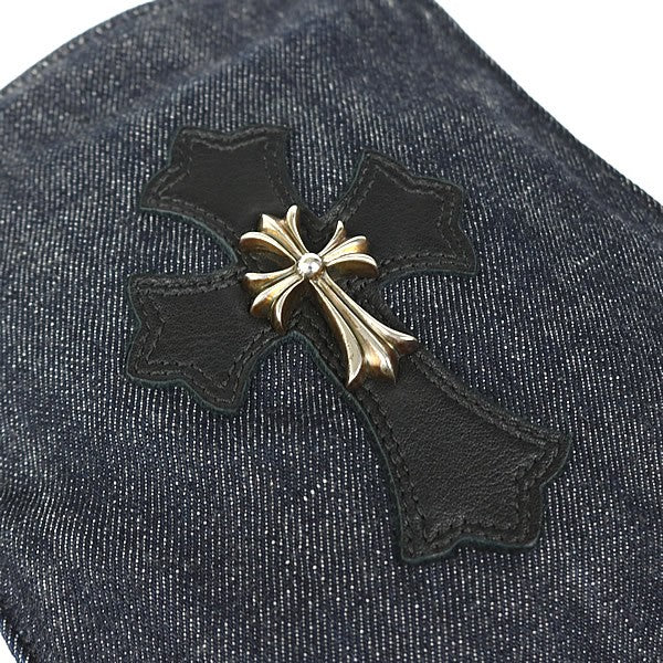 CHROME HEARTS Square Pocket CH Cross Denim SV925 Multi