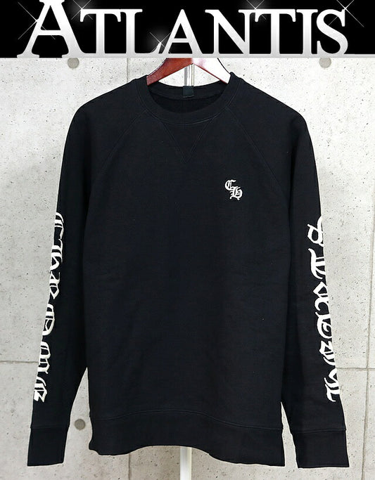 CHROME HEARTS SLO RIDE Crewneck Sweatshirt Black Size L
