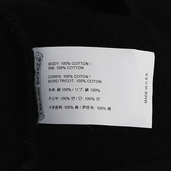 CHROME HEARTS SLO RIDE Crewneck Sweatshirt Black Size L