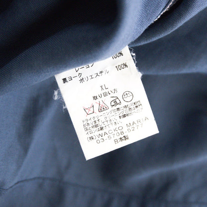 Wacko Maria Rayon Open Collar Shirt Size XL