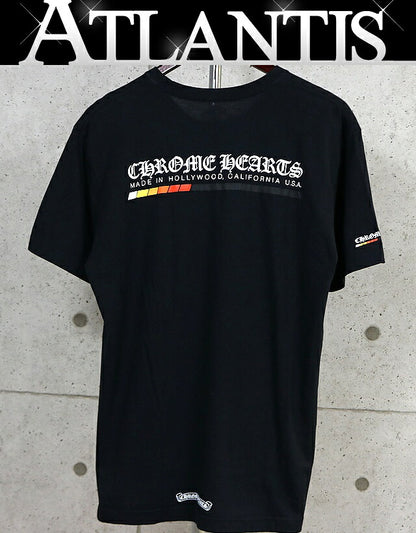 CHROME HEARTS Gradient Logo Cotton T-Shirt Black Size L