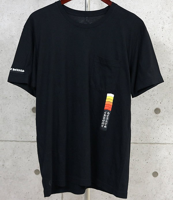CHROME HEARTS Gradient Logo Cotton T-Shirt Black Size L
