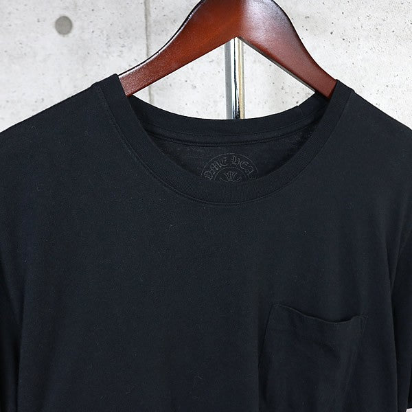 CHROME HEARTS Gradient Logo Cotton T-Shirt Black Size L