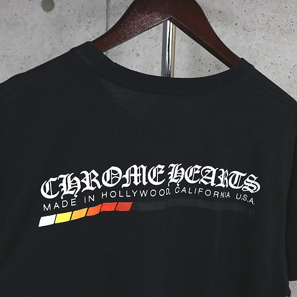 CHROME HEARTS Gradient Logo Cotton T-Shirt Black Size L