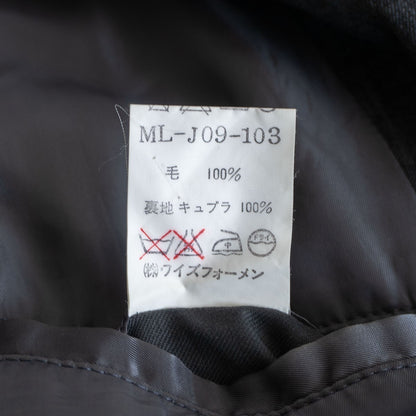 Y's for men 90s Archive Wool Short Balmacaan Coat Size M