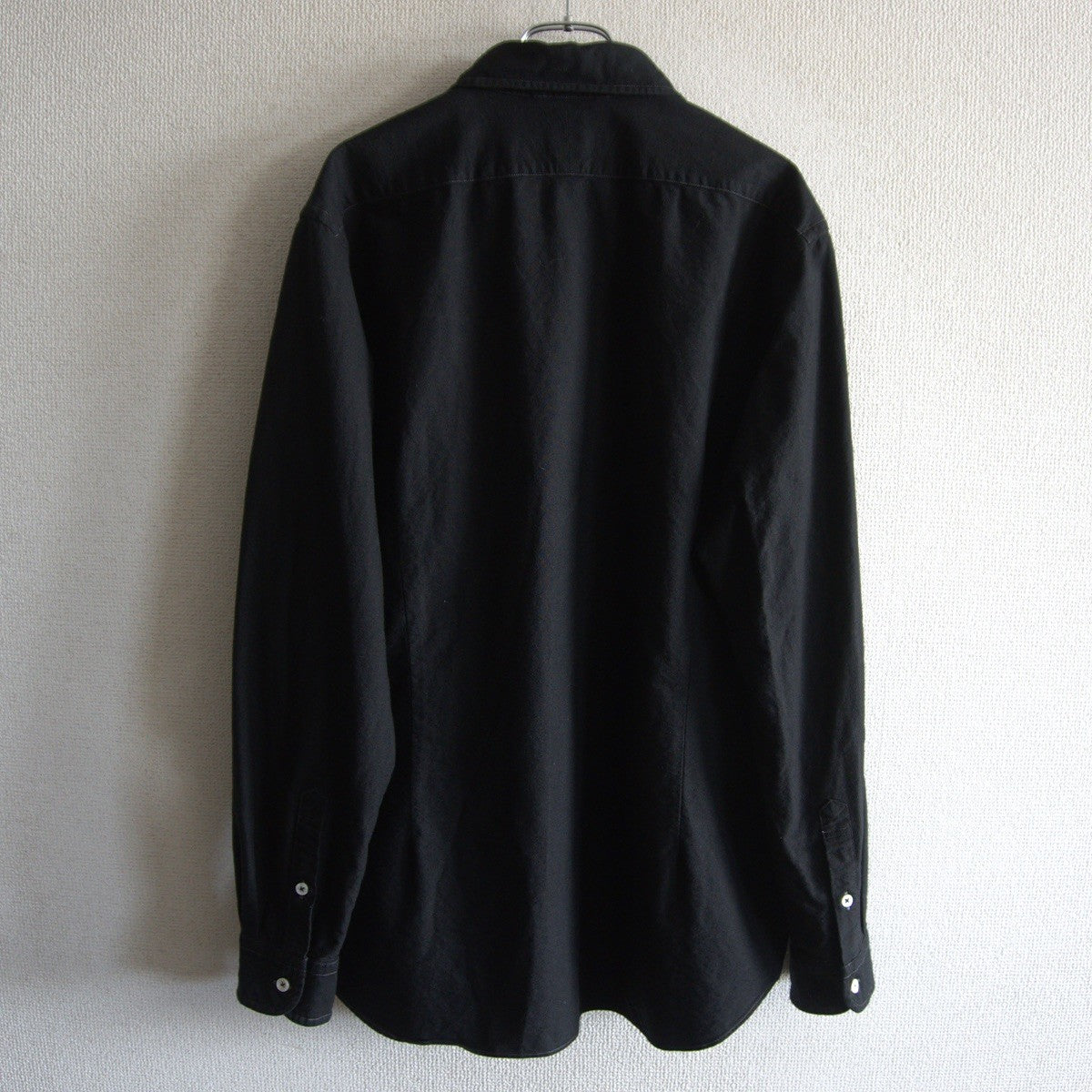 NIGEL CABOURN Black British Officers Shirt Size XL