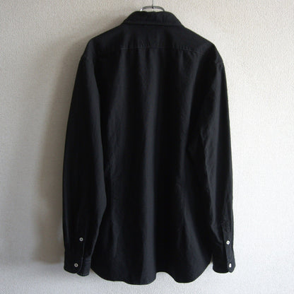 NIGEL CABOURN Black British Officers Shirt Size XL