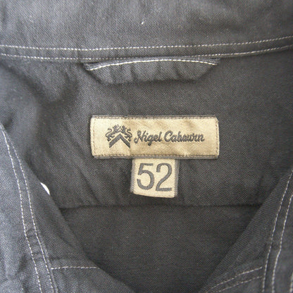 NIGEL CABOURN Black British Officers Shirt Size XL