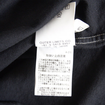NIGEL CABOURN Black British Officers Shirt Size XL