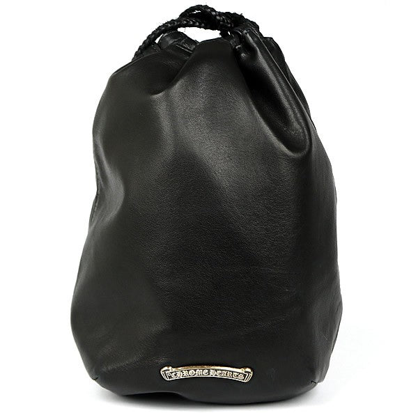 CHROME HEARTS Drawstrings Cross SV925 Black Size ONE SIZE
