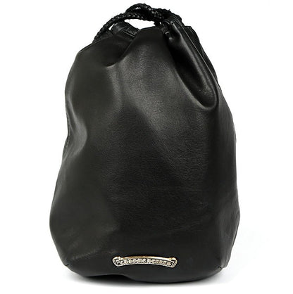 CHROME HEARTS Drawstrings Cross SV925 Black Size ONE SIZE