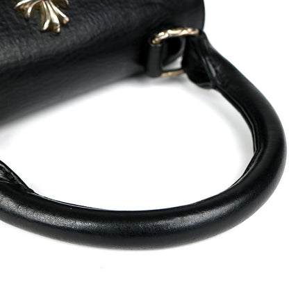 CHROME HEARTS DOG ADAMS Small CH Cross Leather Black
