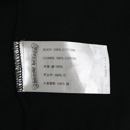 CHROME HEARTS Old English Scroll Label T-Shirt Black Size L