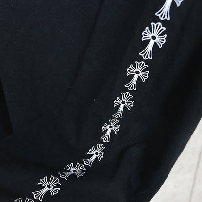 CHROME HEARTS Neck Logo Long Sleeve T-Shirt Black Size M