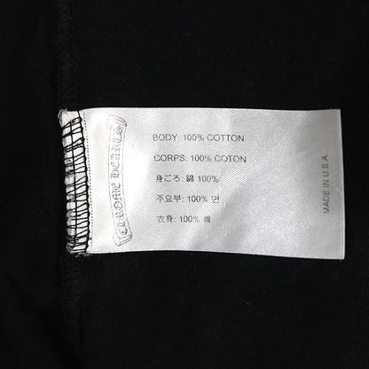 CHROME HEARTS Neck Logo Long Sleeve T-Shirt Black Size M