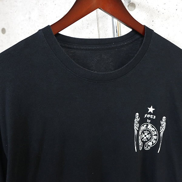 CHROME HEARTS Foti Print Long Sleeve T-Shirt Black Size L