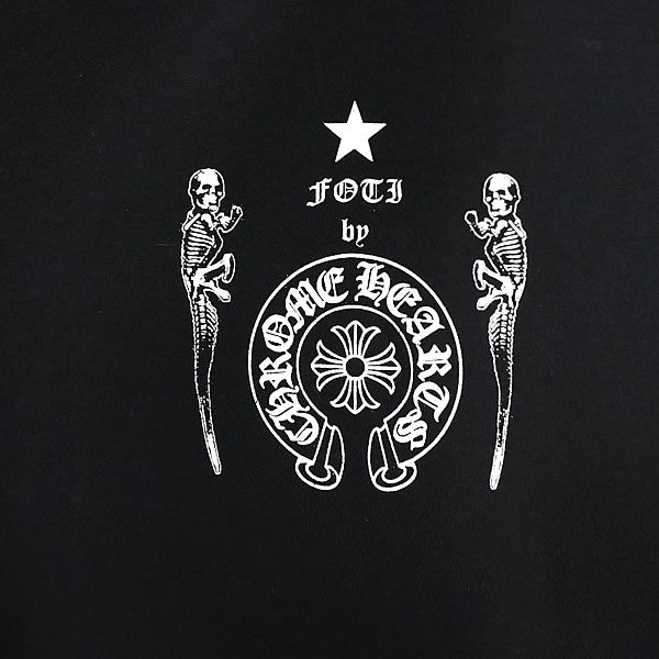 CHROME HEARTS Foti Print Long Sleeve T-Shirt Black Size L