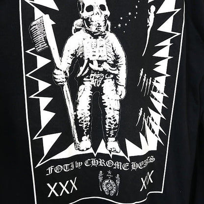 CHROME HEARTS Foti Print Long Sleeve T-Shirt Black Size L