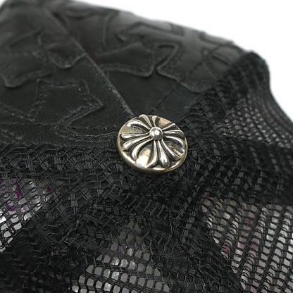 CHROME HEARTS Cemetery Cross Patch Hat Black Size ONE SIZE