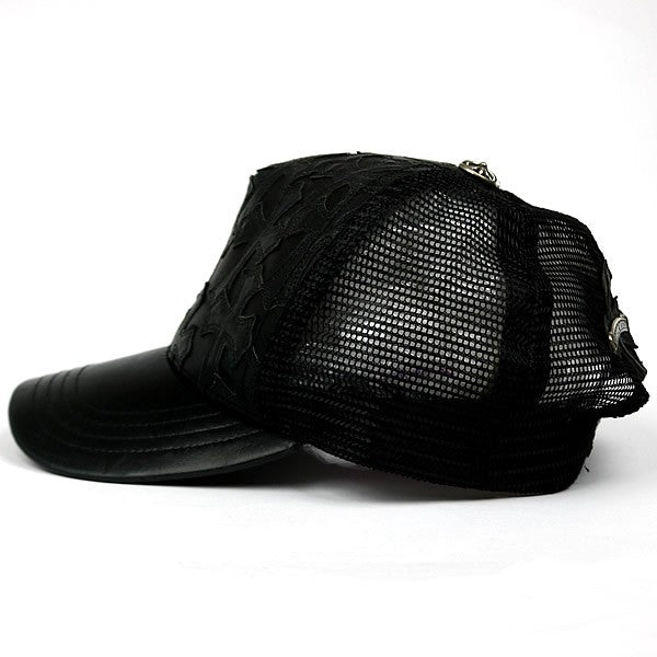 CHROME HEARTS Cemetery Cross Patch Hat Black Size ONE SIZE