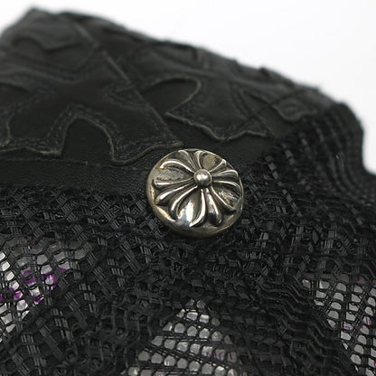 CHROME HEARTS Cemetery Cross Patch Hat Black Size ONE SIZE