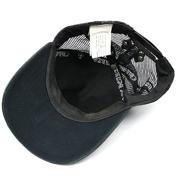 CHROME HEARTS Cemetery Cross Patch Hat Black Size ONE SIZE
