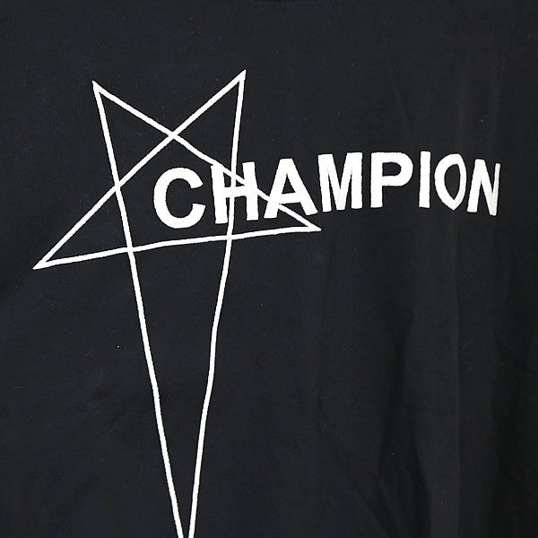 RICK OWENS x Champion Cropped Short Sleeve T-Shirt Size S
