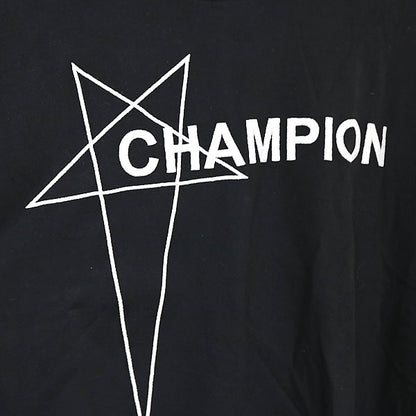 RICK OWENS x Champion Cropped Short Sleeve T-Shirt Size S