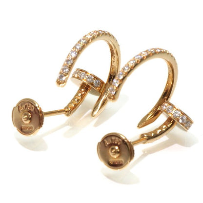 Cartier Juste un Clou Pave Hoop Earrings Size ONE SIZE