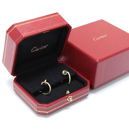 Cartier Juste un Clou Pave Hoop Earrings Size ONE SIZE