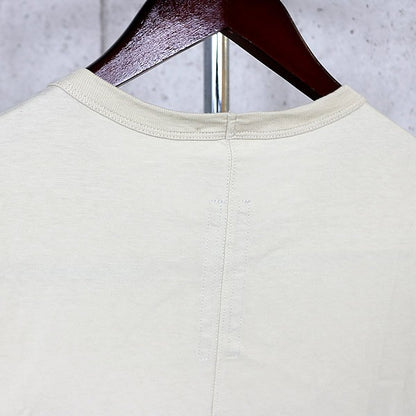 RICK OWENS RU01F2232-JA Short Sleeve T-Shirt Beige Size M