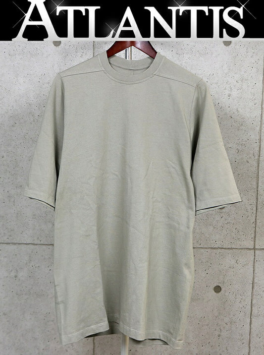 RICK OWENS Tommy Short Sleeve T-Shirt Beige Size S