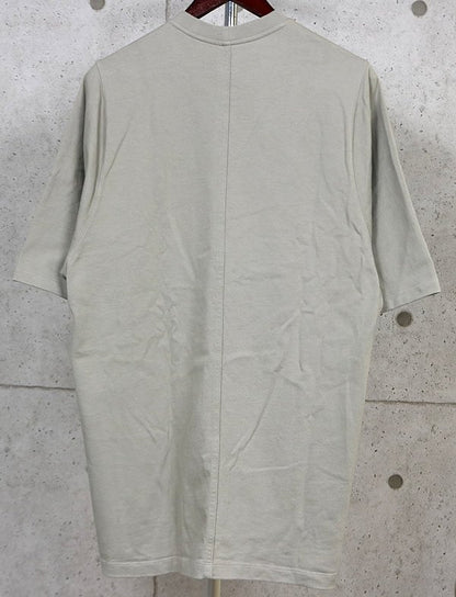 RICK OWENS Tommy Short Sleeve T-Shirt Beige Size S
