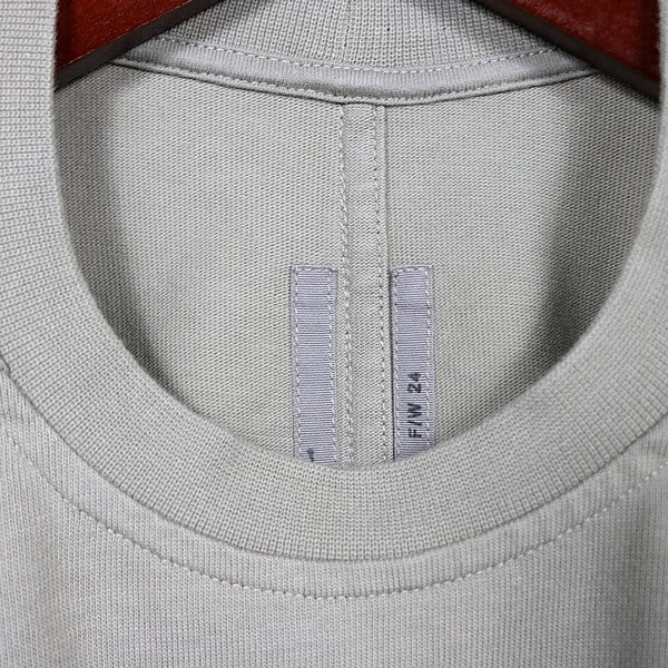 RICK OWENS Tommy Short Sleeve T-Shirt Beige Size S