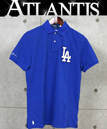 RALPH LAUREN LA Dodgers Collaboration Shirt Blue Polo Size XS