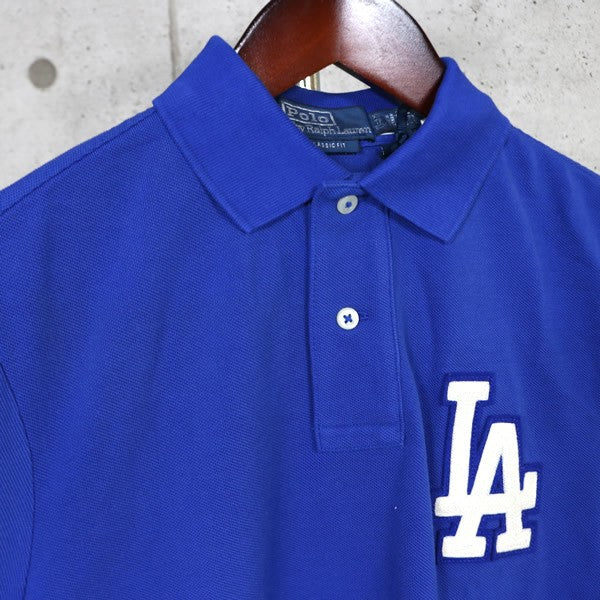 RALPH LAUREN LA Dodgers Collaboration Shirt Blue Polo Size XS