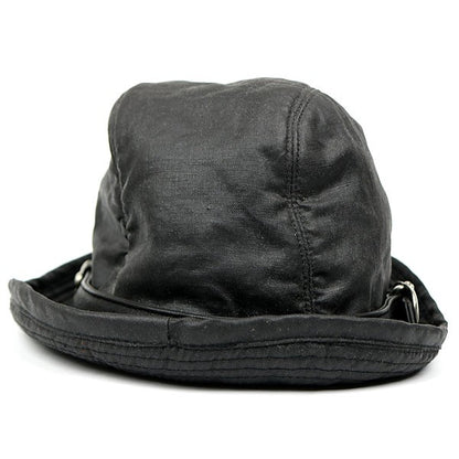 CHROME HEARTS BS Flare Gunslinger Leather Hat Black Size M