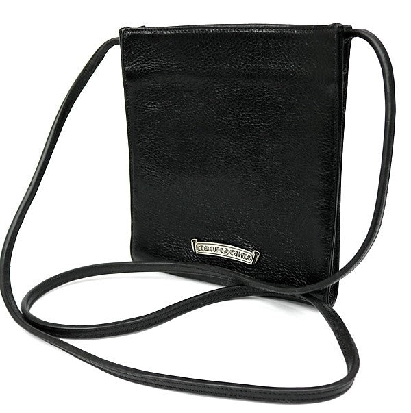 CHROME HEARTS Square Pocket Small CH Cross Bag Black